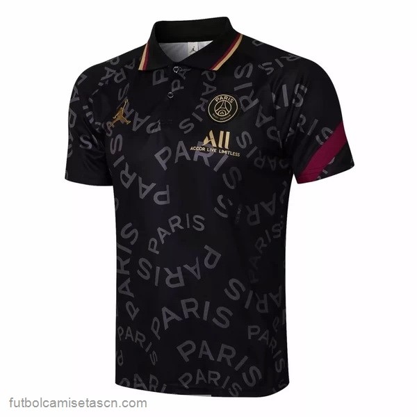 Polo Paris Saint Germain 2021/22 Negro Amarillo